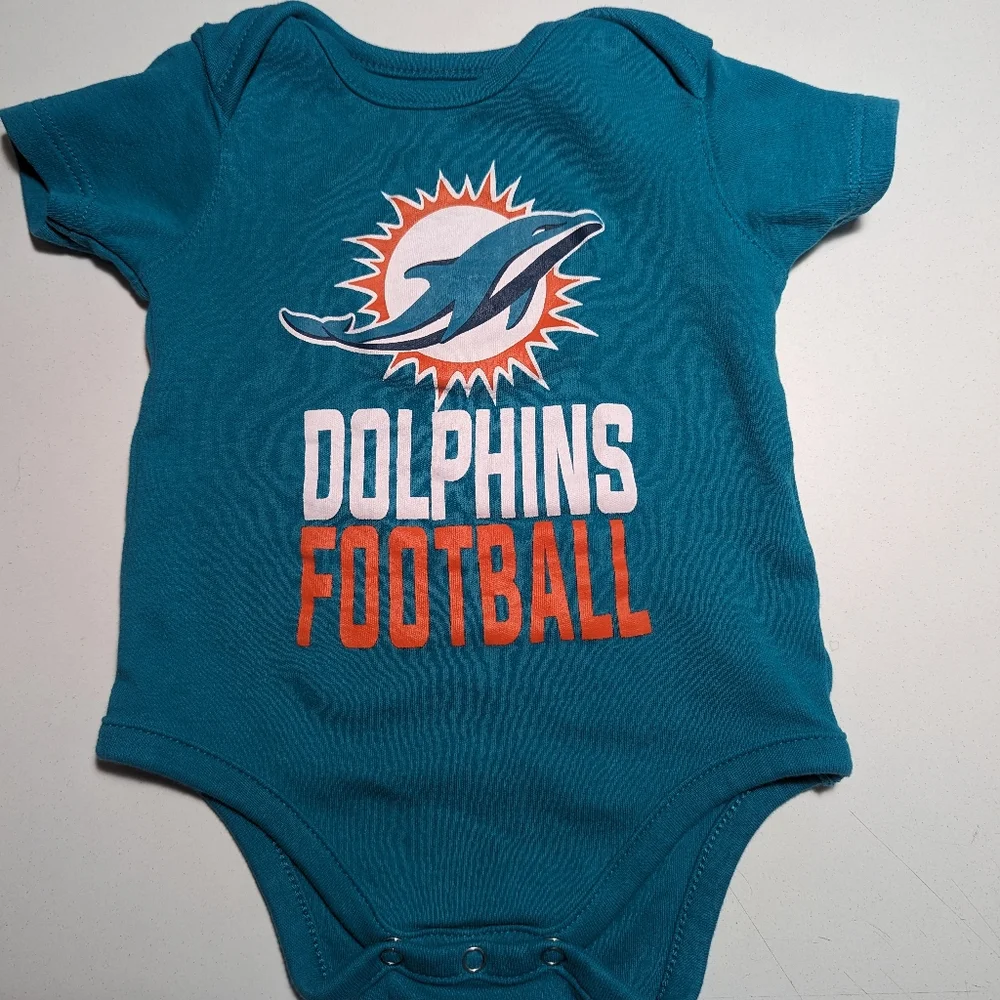 NFL Miami Dolphins 3-6M Onesie - Picture 2 of 4